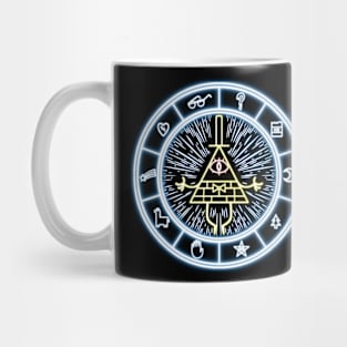 Gravity Falls Bill Cipher Wheel Mug